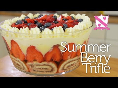 Summer Berry Trifle - In The Kitchen With Kate
