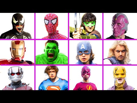 Superheroes Fighting Crime!