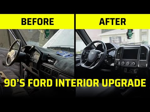How to RADICALLY TRANSFORM Your 92-97 "OBS" Ford Interior with a NEW DASHBOARD?