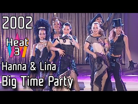 Melodifestivalen 2002 – Heat 3 – 8. Big Time Party – Hanna & Lina