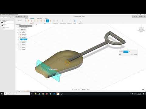 Fusion 360 Surface Tutorial 1 - Creating a solid body from surface bodies