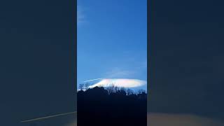 Mysterious clouds over COMO on the winter solstice day.