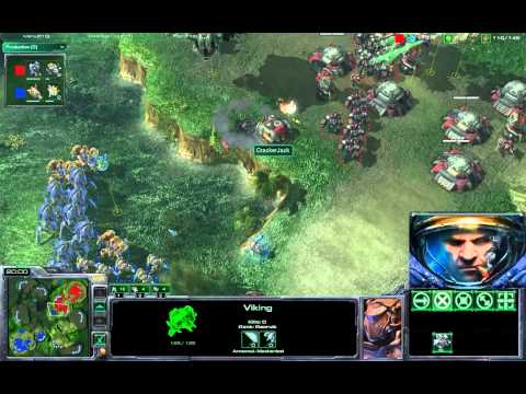 HD IL SC2 - CrackerJack vs Black 2/3 - TvP - Steppes of War