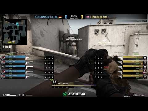 ESEA EU CS:GO | Season 32 | Advanced | Bo1 | ALTERNATE aTTaX vs Fierce Esports