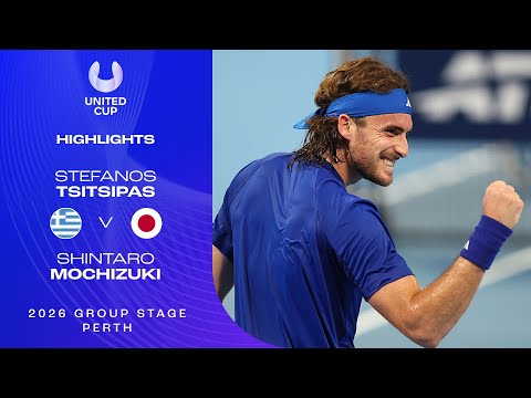 Stefanos Tsitsipas v Shintaro Mochizuki Highlights | United Cup 2026 Group E