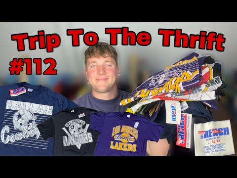 I FOUND DEAD STOCK VINTAGE TEES - Trip To The Thrift #112