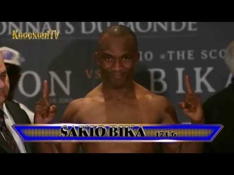 Adonis Stevenson vs Sakio Bika ** Official Weigh-in** on CBS