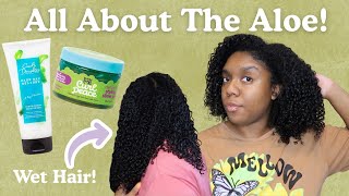 All About The ALOE! | Carol's Daughter & Just For Me Combo 🌱