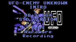 #XCOM #UFO - ENEMY UNKNOWN / INTRO  8-Bit #C64 SID Cover Oscilloscope View recorded on REAL HARDWARE