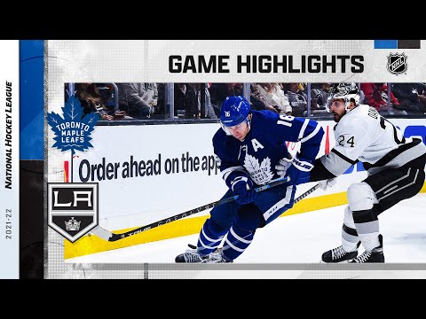 Maple Leafs @ Kings 11/24/21 | NHL Highlights