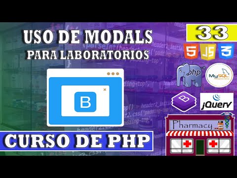 33 - Curso de PHP 👨💻  (🚀 USO DE MODALS para laboratorios 💻 )