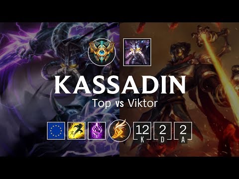 Kassadin Top vs Viktor - EUW Challenger Patch 8.23