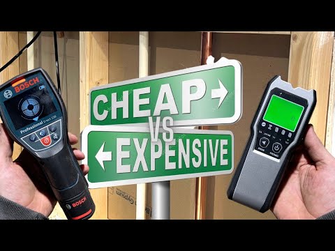 Cheap VS Expensive Stud Finder test - Electrician
