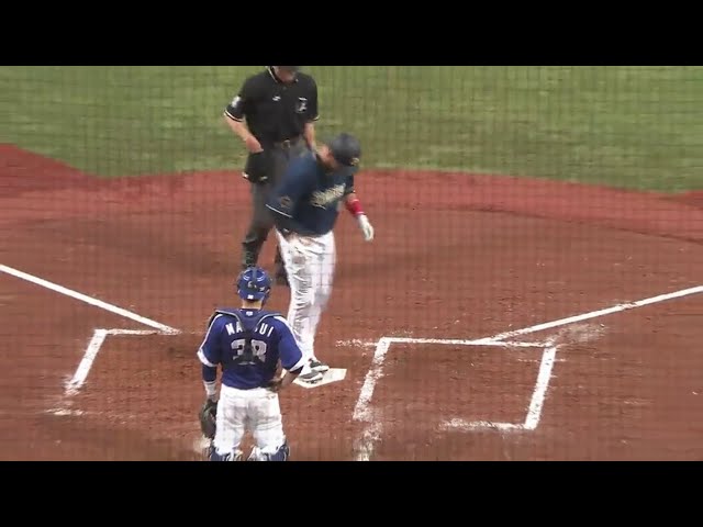 【4回裏】今日はしっかりホームベースを両足で!! バファローズ・マレーロの来日初アーチ!! 2017/6/10 Bs-T