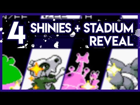 4 Shinies in Pokemon Crystal Clear + Pokemon Stadium Showcase