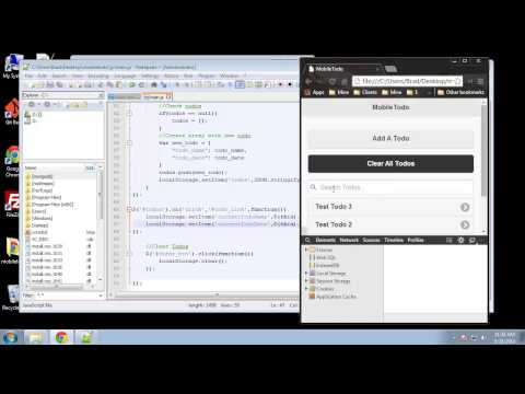 Projects in HTML5 – Chapter 54 – Clear and Delete Todos