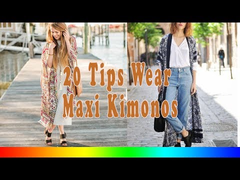 20 Style Tips On How To Wear Maxi Kimonos