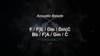 Video thumbnail of "Acoustic Guitar Balade - Backing Track"