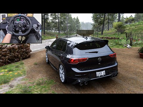 Volkswagen Golf R 2022 - Forza Horizon 5 | Logitech G923 Steering Wheel
