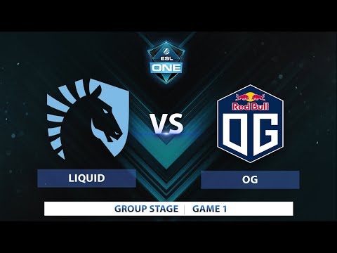 Liquid vs OG | Game 1 | ESL One Katowice 2018