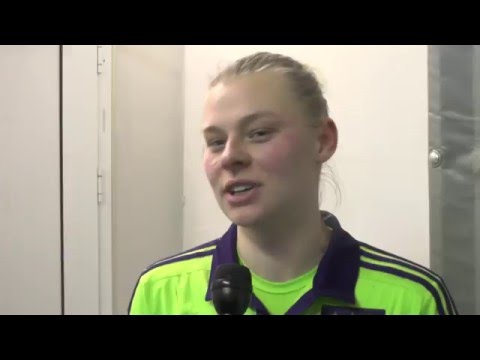 Ella Van Kerkhoven na DVC Eva's Tienen - RSC Anderlecht op 13.02.2016