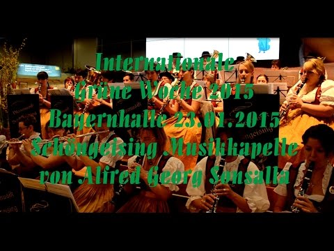 Grüne Woche 2015 Bayernhalle Schöngeising Musikkapelle von Alfred Georg Sonsalla, Berlin, New York