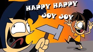 Happy Happy Joy Joy - Ren and Stimpy PARODY (Animation)