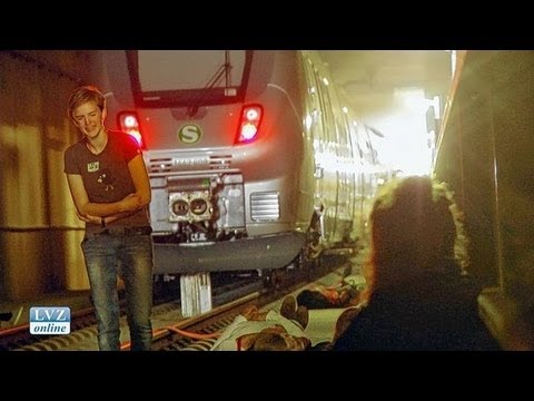 Train accident in the Leipzig City Tunnel