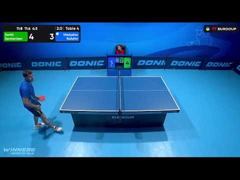 16:45 Serhii Zemiantsev 3-0 Vladyslav Kaluhin 01.08.2023 TT Euro.Cup Ukraine Star. TABLE 4