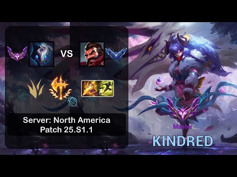Kindred Jungle vs Graves - NA Master - Patch 25.S1.1