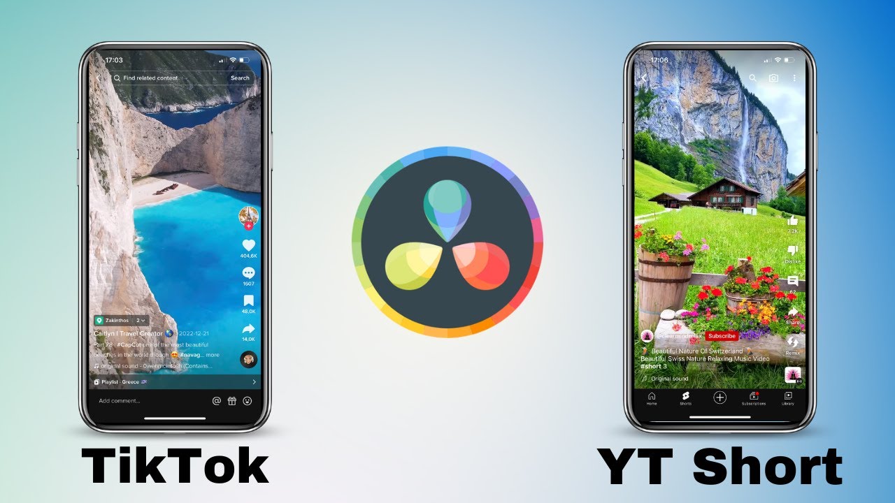 How to make a TIKTOK, YT Short or INSTAGRAM Reel in DaVinci Resolve 18 (So EASY)