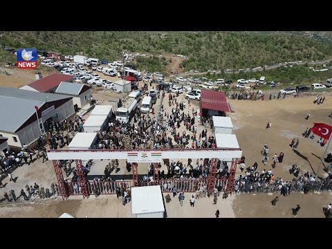 بەڤیدیۆ.. دووەم دەروازەی سنووری نێودەوڵەتی لە نێوان تورکیا و ھەرێمی کوردستان کرایەوە