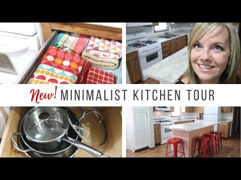 Minimalist Kitchen Tour // Achieve this QUICKLY!! Video