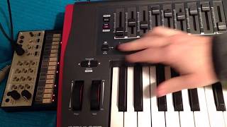 Video thumbnail for Novation Impulse 49 with Korg Volca Keys by Gearfacts