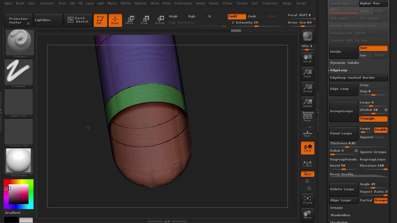 07 Modifying Topology - ZBrush V2