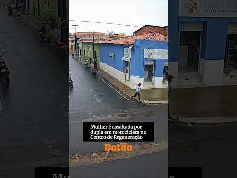 Mulher é assaltada por dupla em motocicleta no Centro de Regeneração