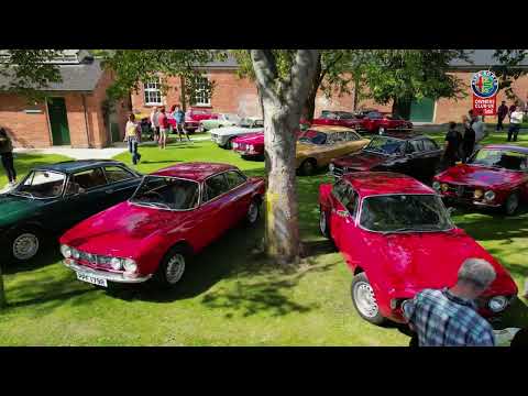 National Alfa Day 2023 - Classics - Touring the Technical Area by Drone