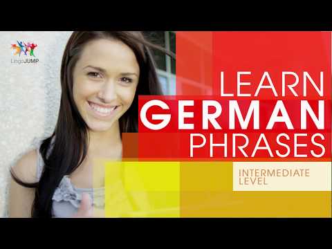 Learn German Phrases - Intermediate Level! Learn important German words, phrases & grammar - fast! Video