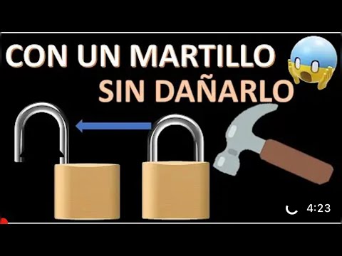 Como abrir un candado sin llave de manera fácil