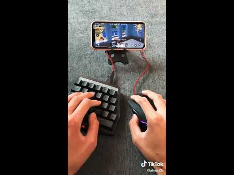 PUBG MOBILE one handed keyboard