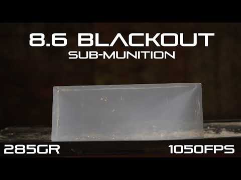 8.6 Blackout Sub TUI® VS. Ballistics Gel