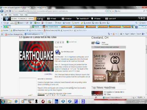 HOLY SHIT!! EARTHQUAKE IN OHIO!!!!!!