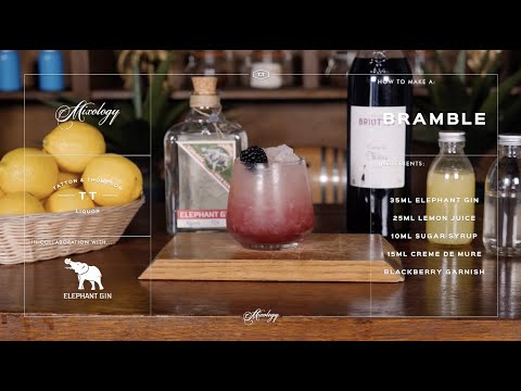 How To Make A Bramble | Classic Cocktail Recipes | Mixology Guide | Vegan Friendly
