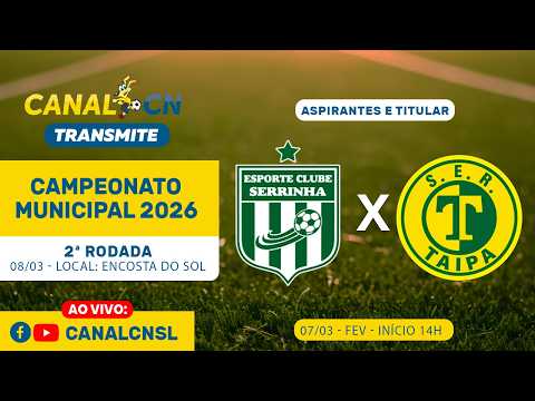 AO VIVO: TRANSMISSÃO DA 2ª RODADA DO CAMPEONATO MUNICIPAL DE SL 2026