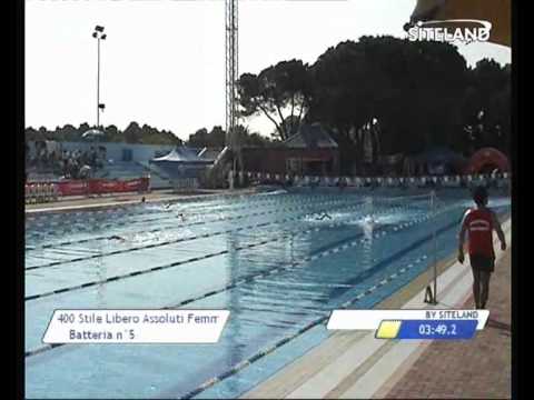 Serie 5 dei 400 Stile Libero  Assoluti Femmine Master - 12 MEMORIAL ANDREA BETTIOL