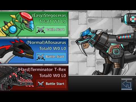 Роботы динозавры: Черный Смилодон (Dino Robot - Smilodon Black Plus)