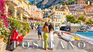 POSITANO ITALY 🇮🇹 Spectacular Walking Tour 4K Amalfi Coast Ambient Sound asmr