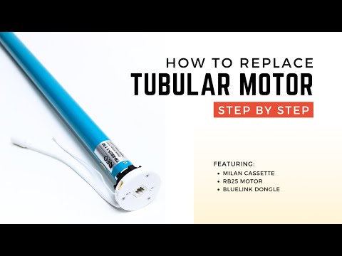 Part of a video titled How To Replace Tubular Motor for Motorized Blinds - YouTube