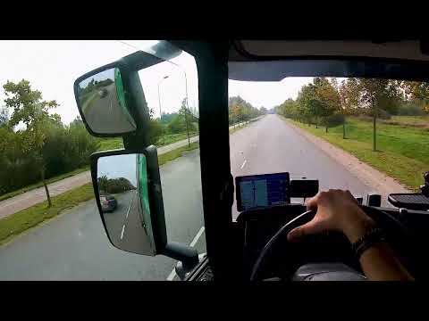 POV Driving Scania R450.Latvia.