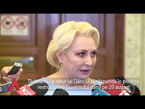 Stiri Mediafax 12 August- Tăriceanu i-a cerut lui Dăncilă să răspundă solicitărilor ALDE